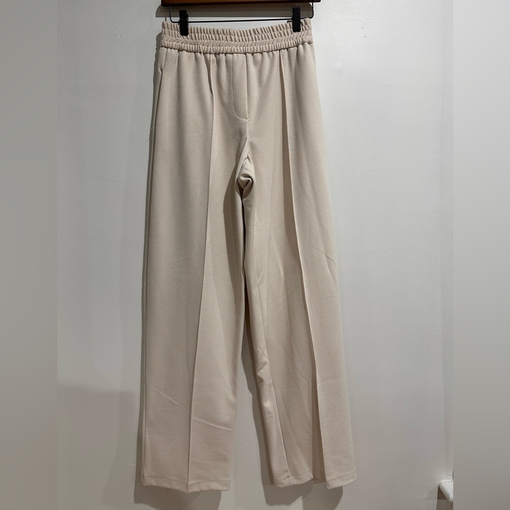 NWOT TOPSHOP Cream Wide Leg Pant
